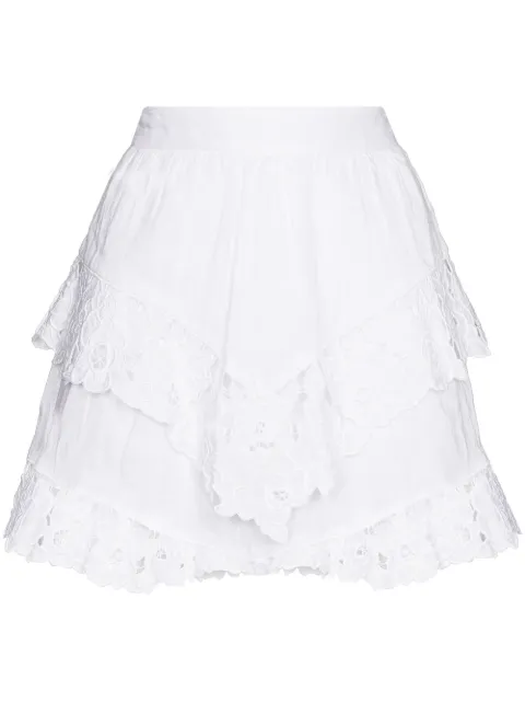 Isabel Marant Étoile Minissaia Enali com acabamento en renda