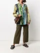 Pierre-Louis Mascia Aloe patchwork print silk shirt