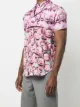 Comme Des Garçons Shirt Yue Minjun-print poplin shirt