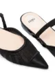 Image 2 of Fendi pointed mesh flat pumps