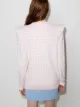 Balmain houndstooth print padded shoulders cardigan