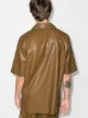 Nanushka chemise Osmo en cuir artificiel