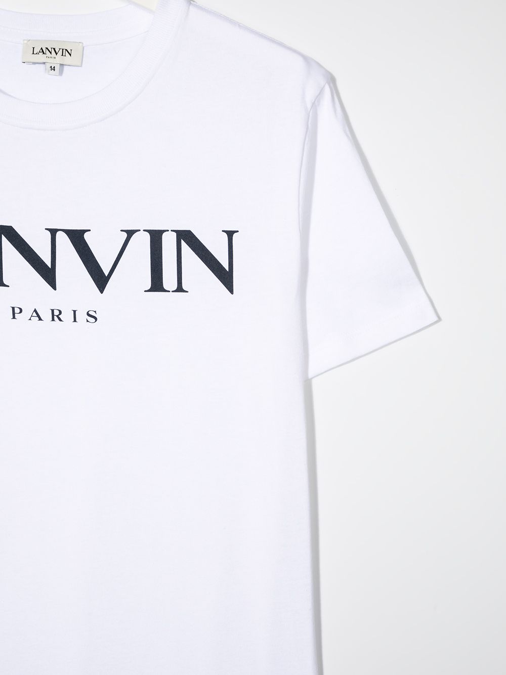 фото Lanvin enfant футболка с логотипом