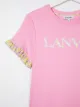 LANVIN Enfant logo print T-shirt dress