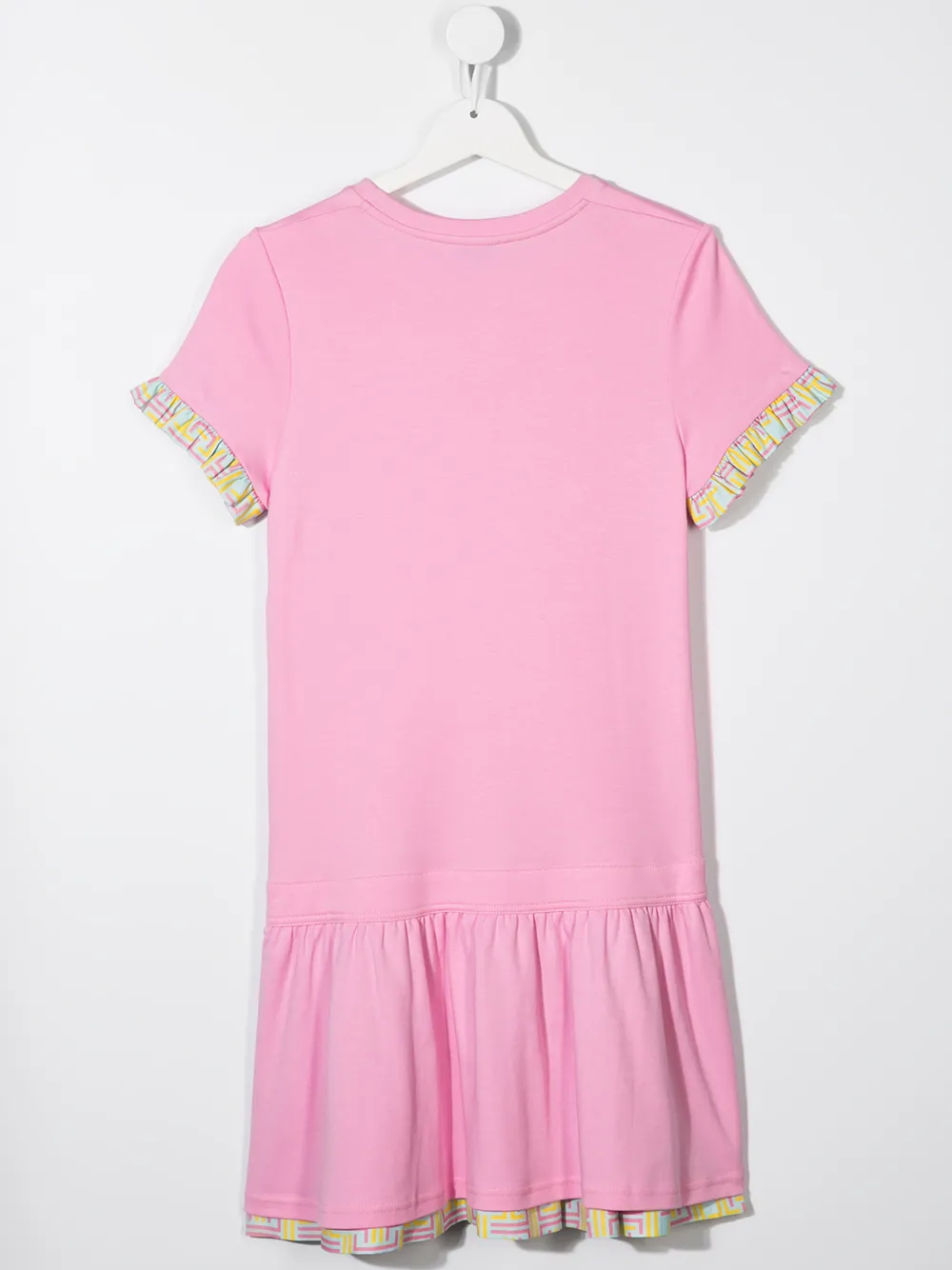 Image 2 of LANVIN Enfant logo print T-shirt dress