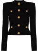 Imagem 1 de Balmain Cardigan cropped com ombros estruturados