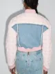 Balmain cropped tweed denim jacket