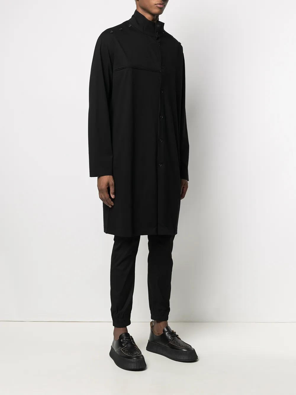 фото Yohji yamamoto пальто-рубашка