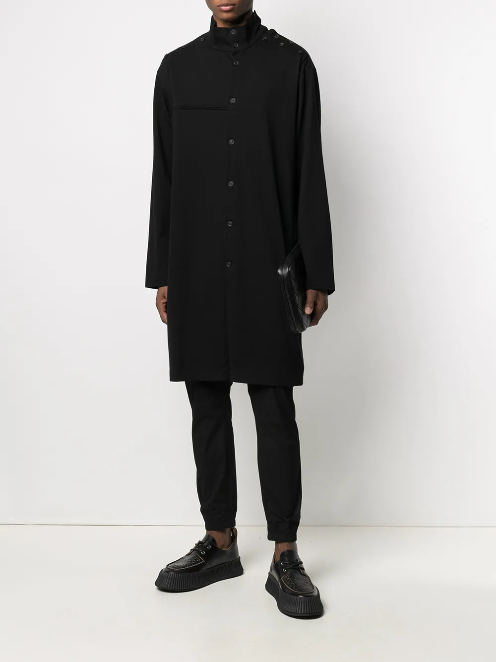 фото Yohji yamamoto пальто-рубашка
