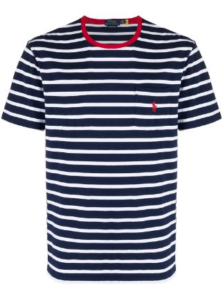 Polo Ralph Lauren Striped short-sleeved T-shirt - Farfetch