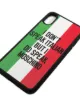 Moschino slogan-print iPhone XS case