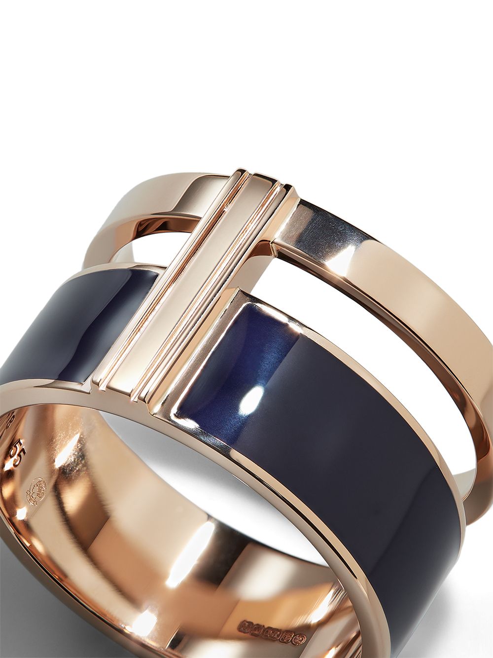 Shop Repossi 18kt Rose Gold Chunky Ring In Pink