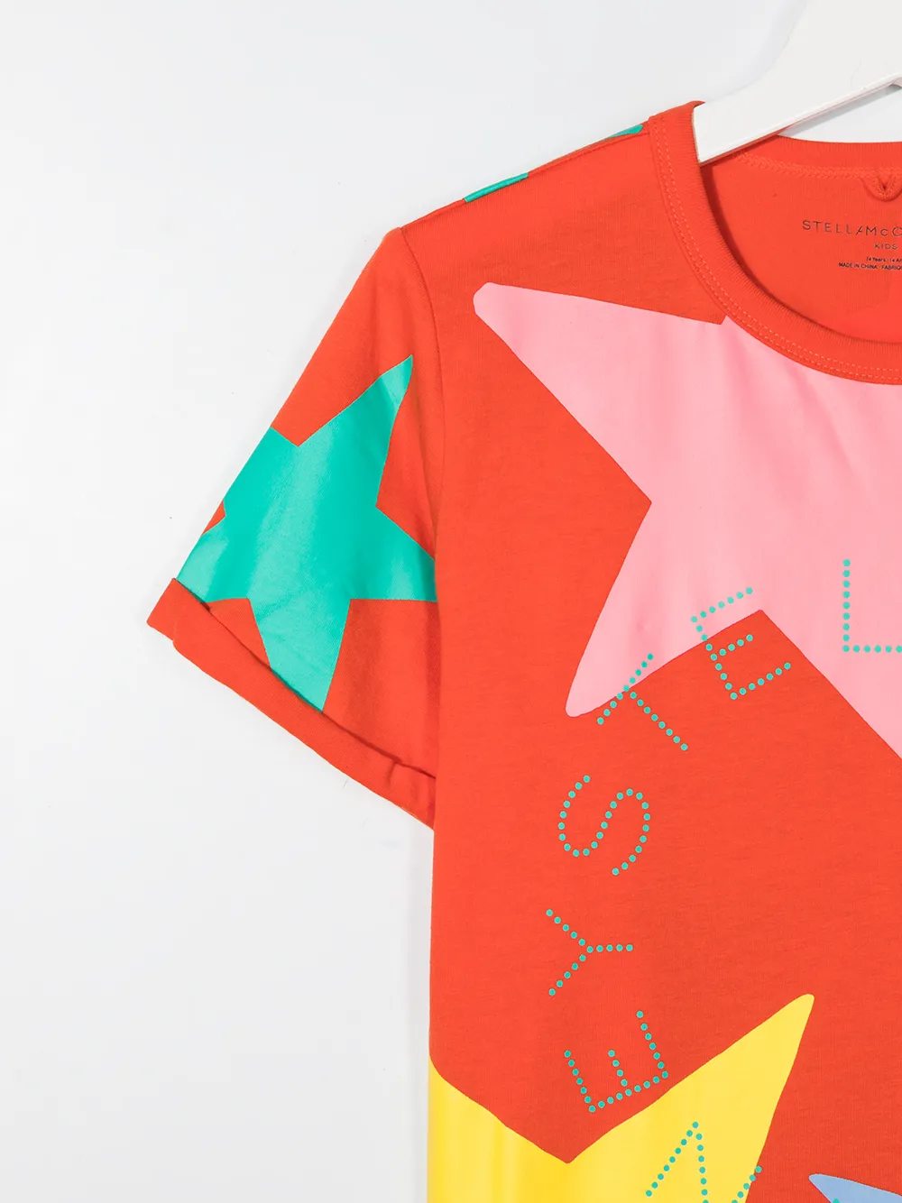 фото Stella mccartney kids футболка с короткими рукавами и графичным принтом
