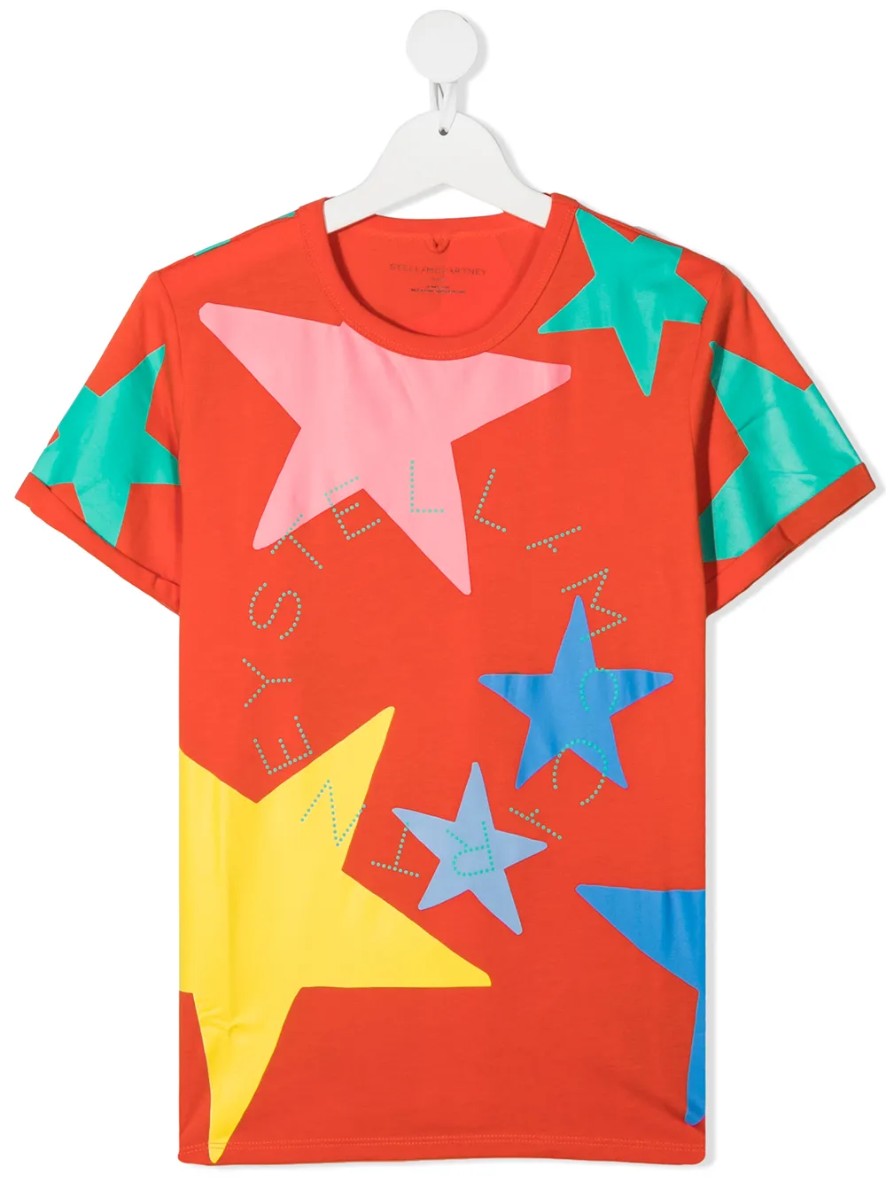 фото Stella mccartney kids футболка с короткими рукавами и графичным принтом