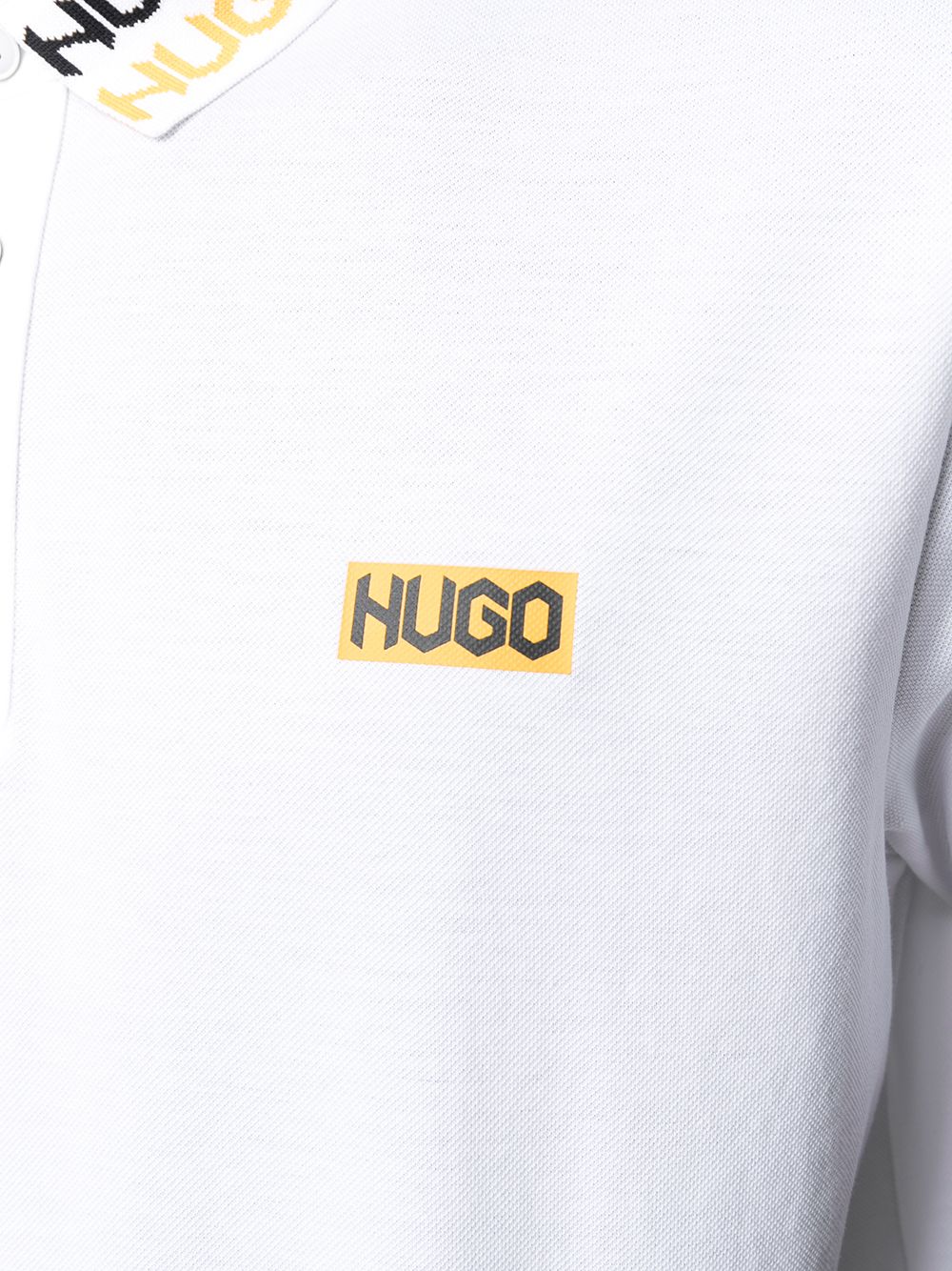 фото Boss hugo boss рубашка поло с логотипом на воротнике