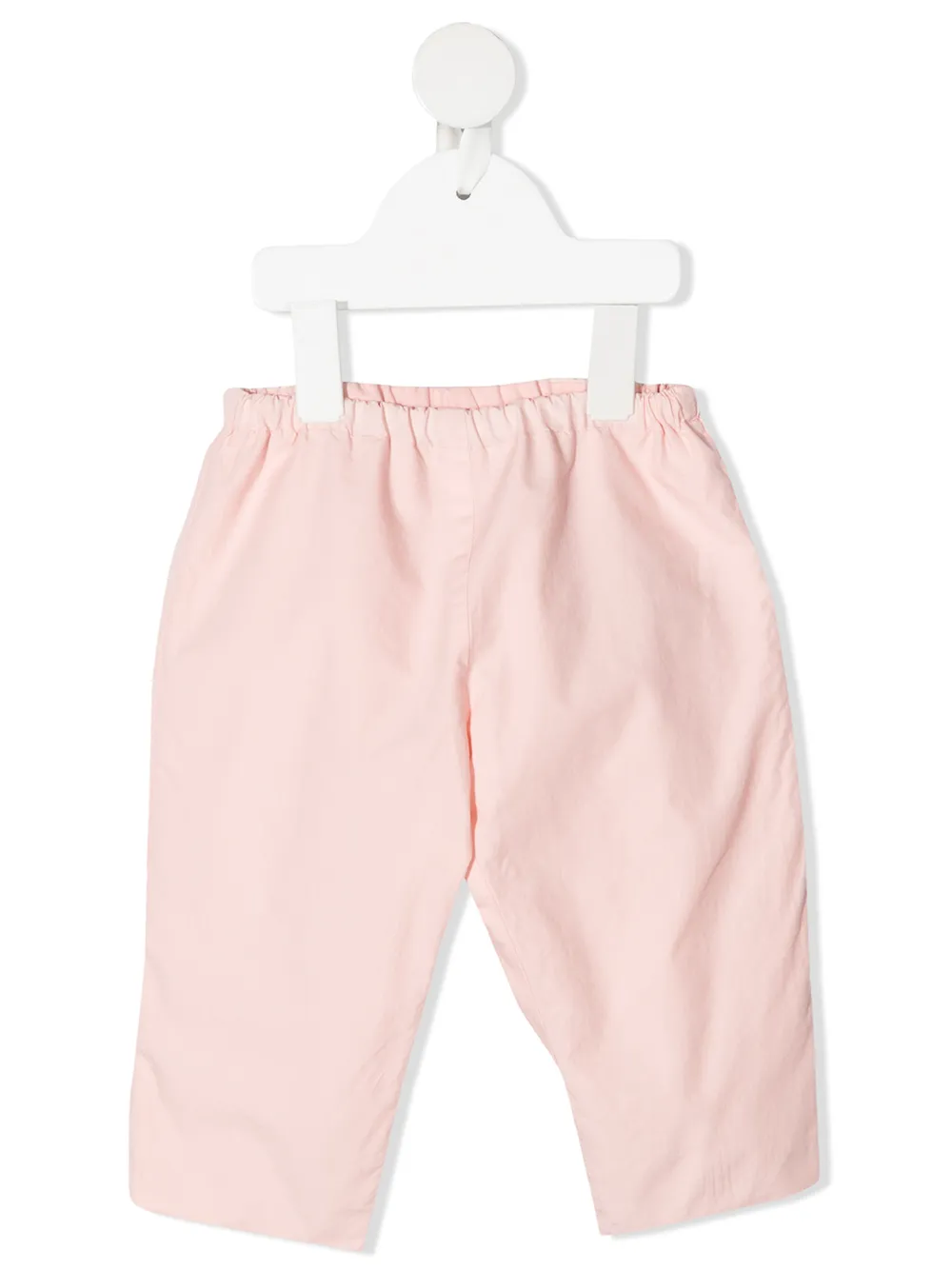 

Bonpoint elasticated-waist cotton trousers - Pink