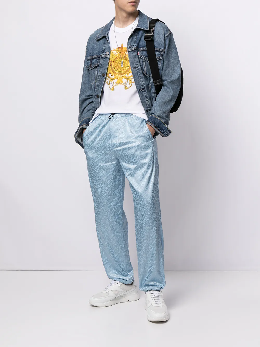 фото Versace jeans couture спортивные брюки aop