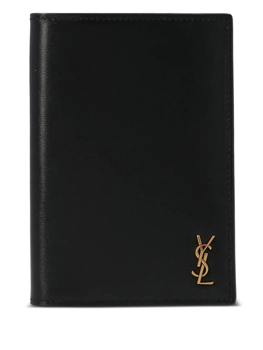 Saint Laurent logo-plaque cardholder | Black | Image 1