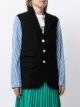 Plan C striped-sleeve blazer
