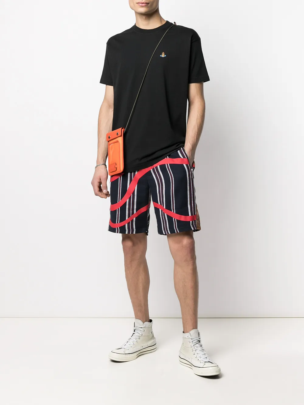 фото Vivienne westwood футболка с вышивкой orb