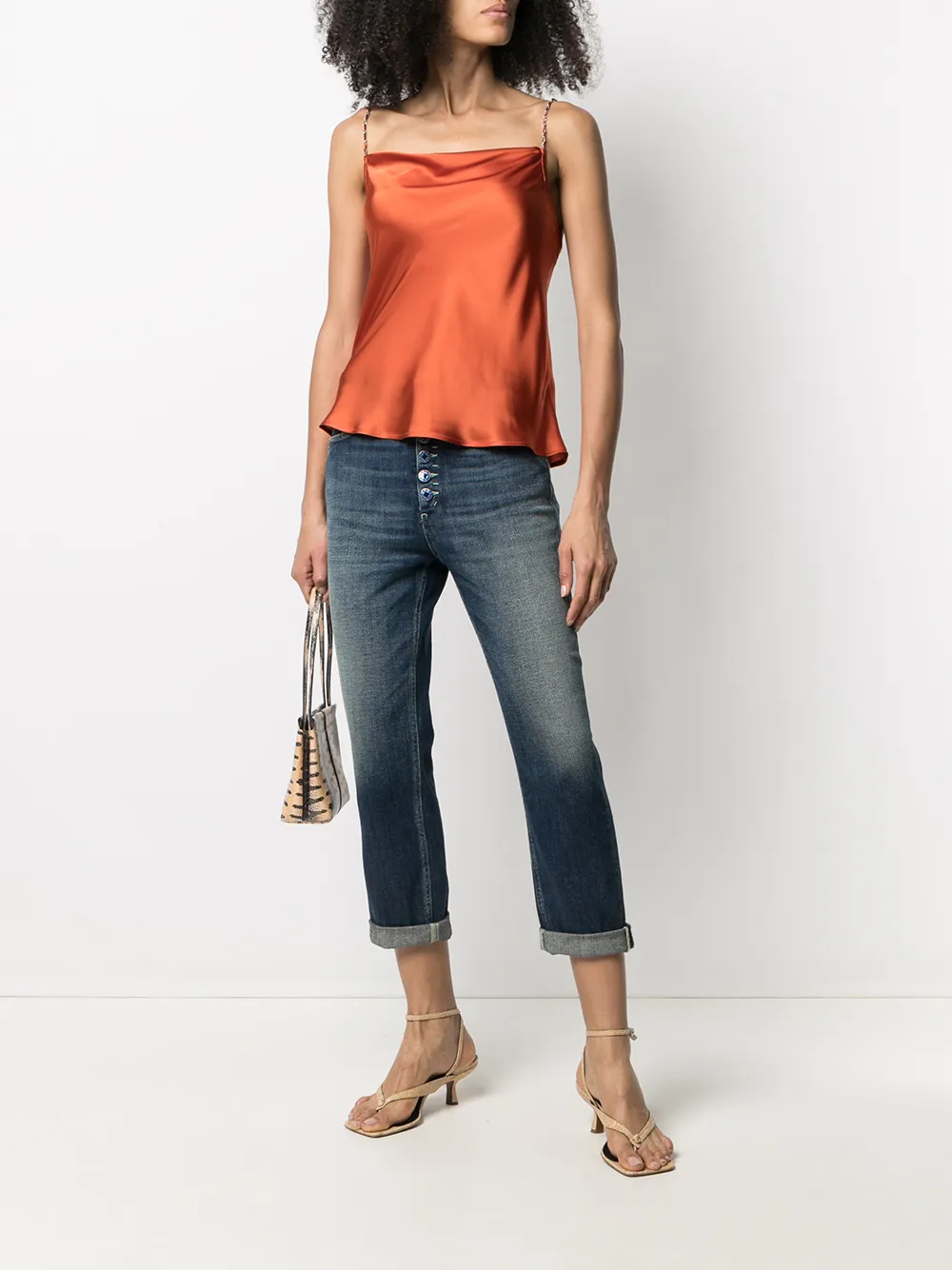 DONDUP Cropped jeans - Blauw