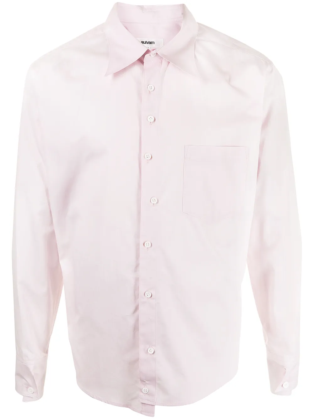 

sulvam camisa con botones - Rosado
