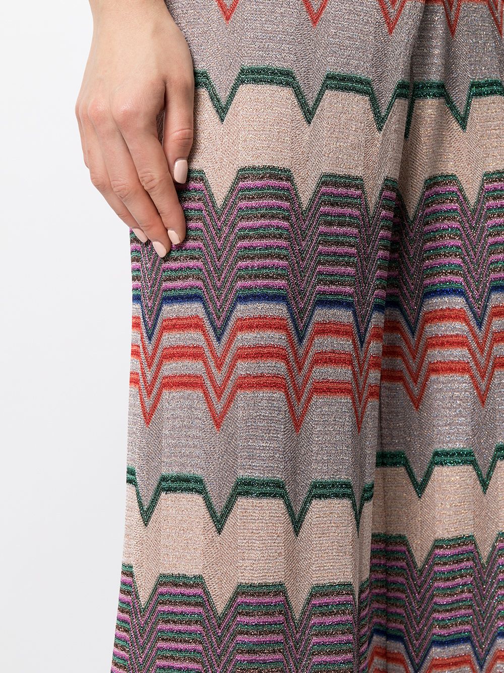 фото Missoni pre-owned расклешенные брюки с эффектом металлик