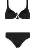 Fisico knot-detail bikini - Black
