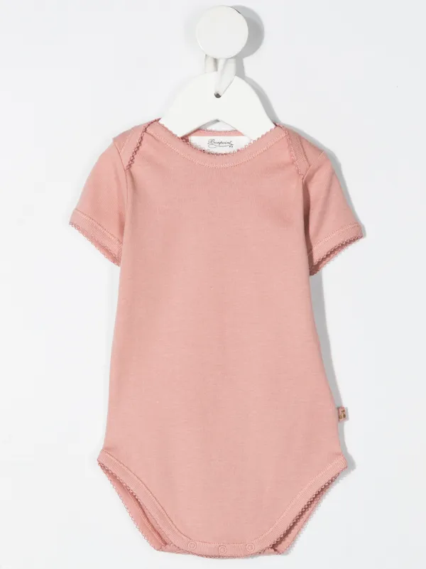 Bonpoint Ensemble De Trois Bodies à Détail Nervuré Blanc