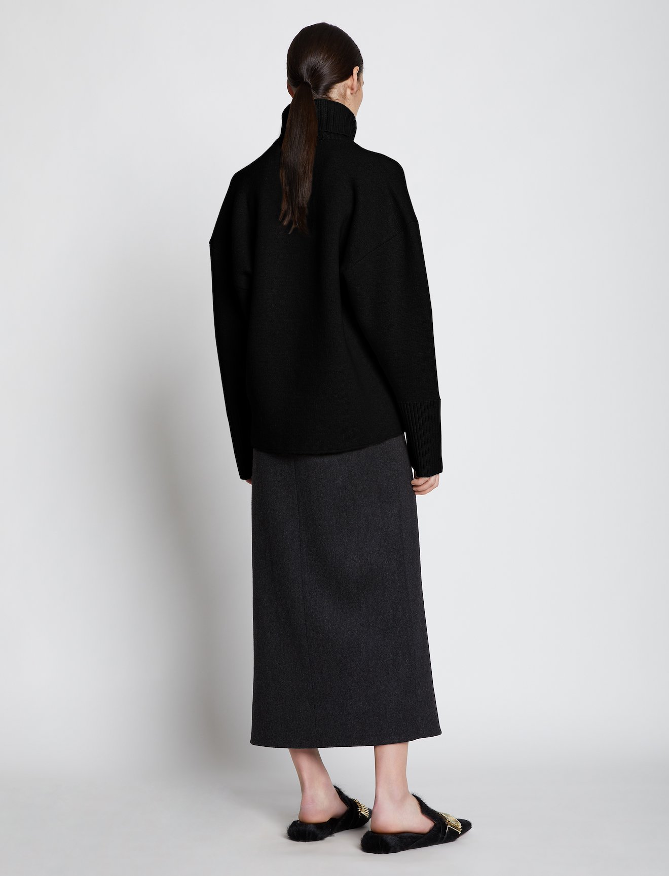Doubleface Eco Cashmere Oversized Turtleneck Sweater #2