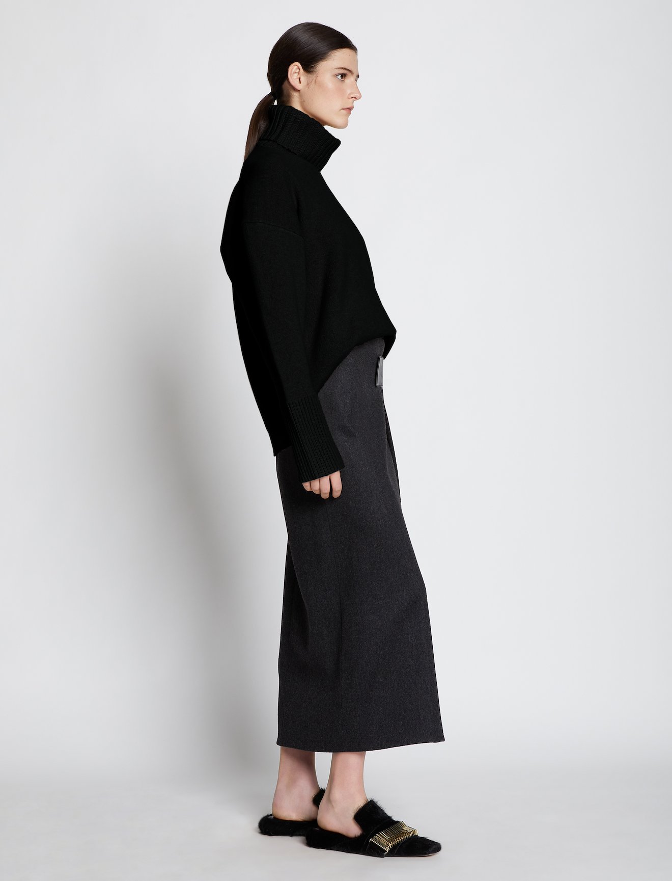Doubleface Eco Cashmere Oversized Turtleneck Sweater #3