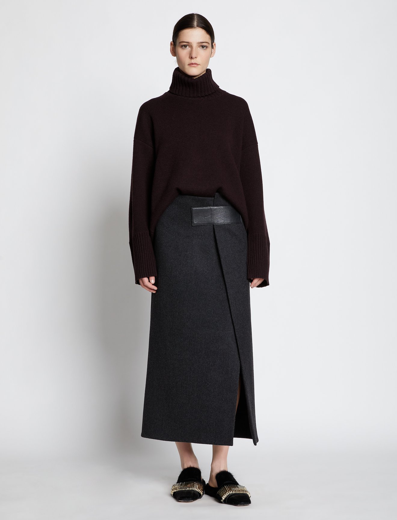 Doubleface Cashmere Oversized Turtleneck #1