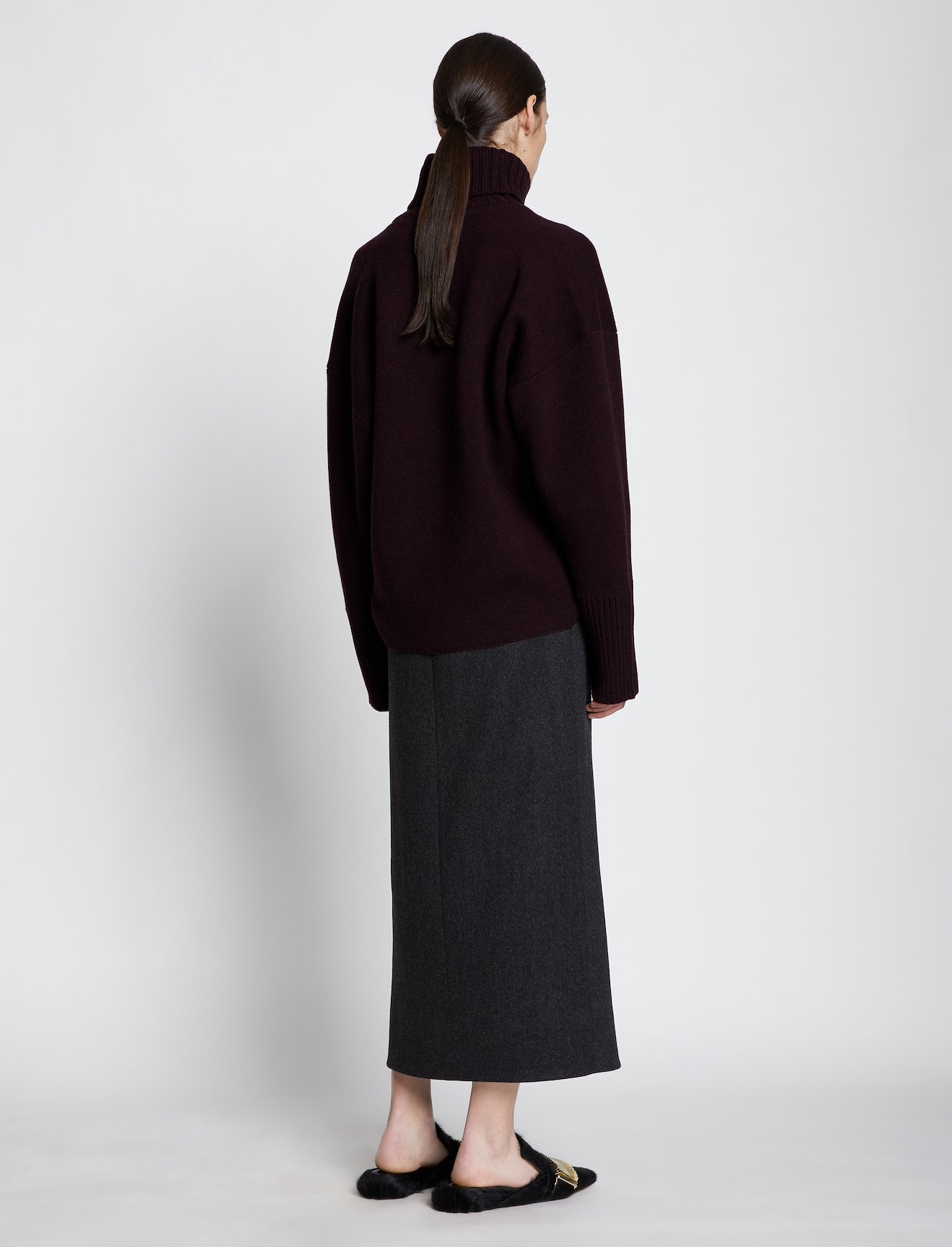 Doubleface Cashmere Oversized Turtleneck #2