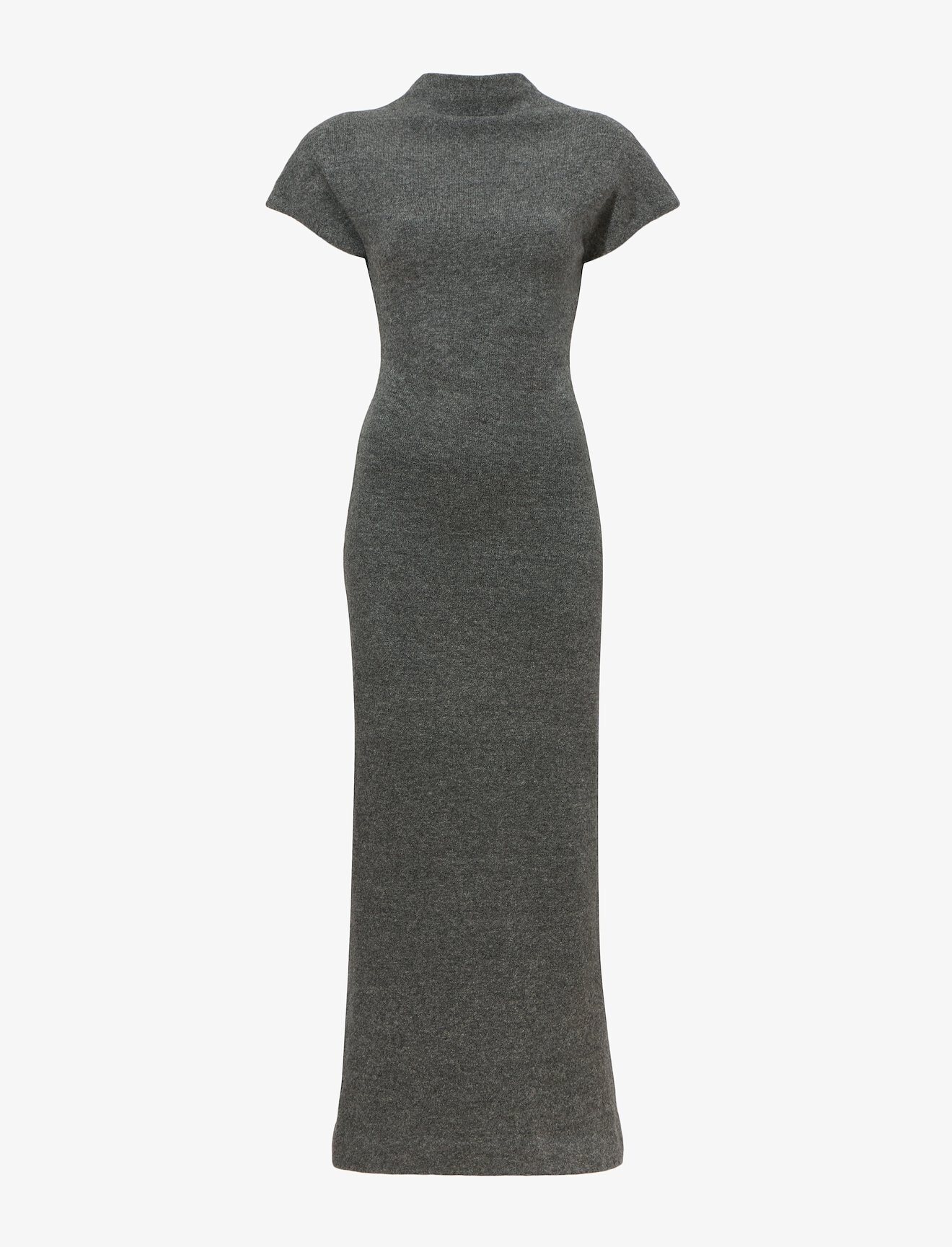Wool Knit Twisted Dress in grey | Proenza Schouler