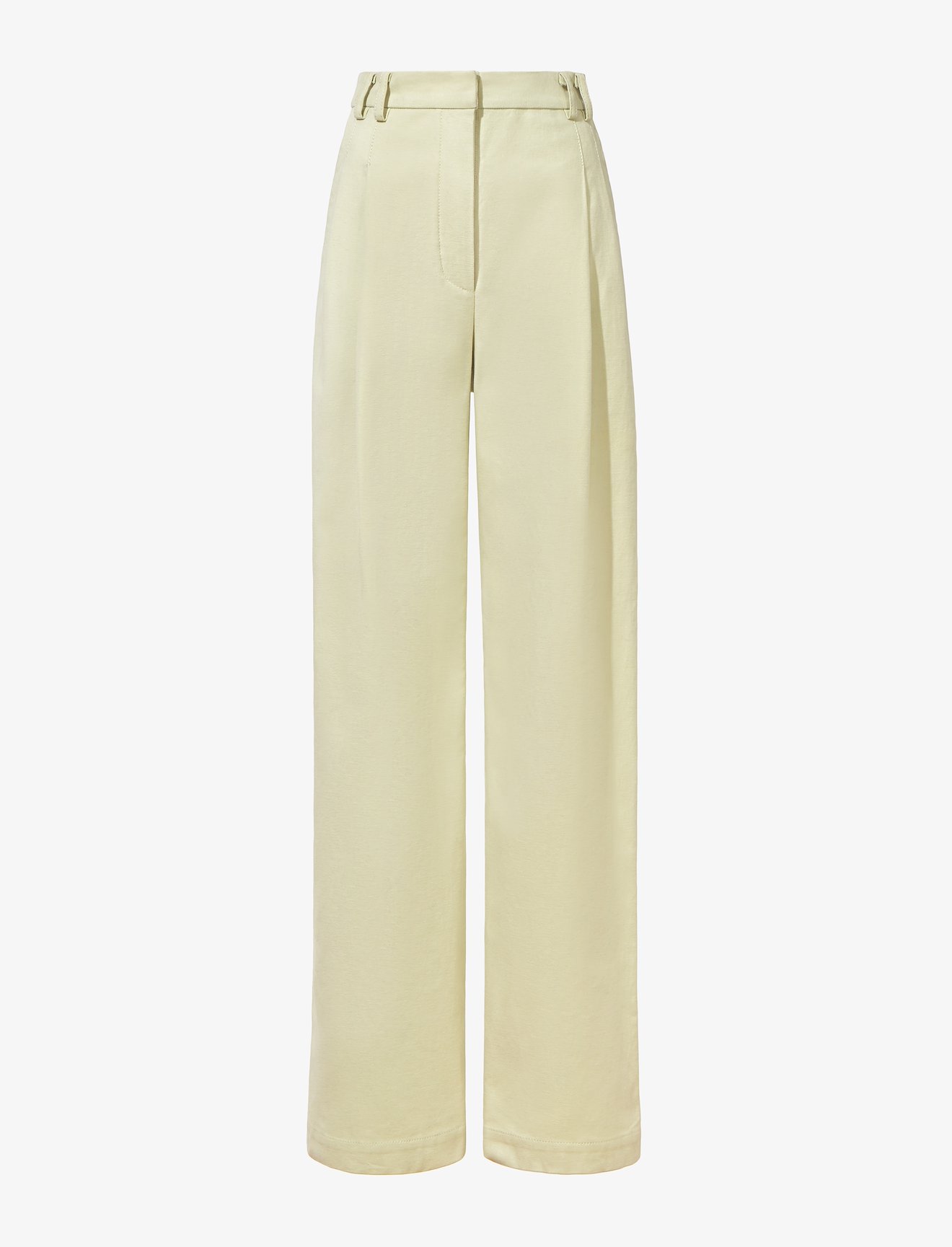 Cotton Twill Wide Leg Pants #4