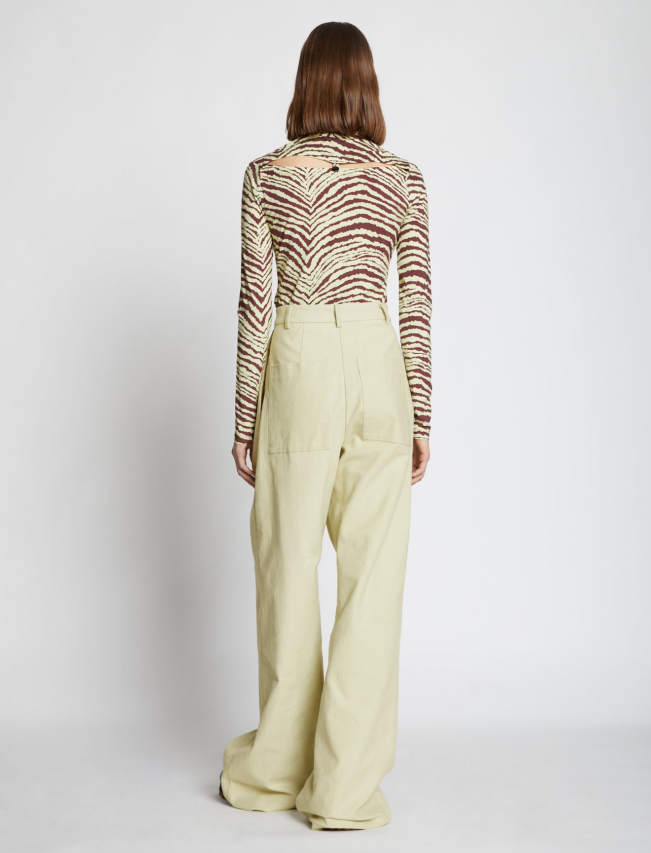 Cotton Twill Wide Leg Pants #2