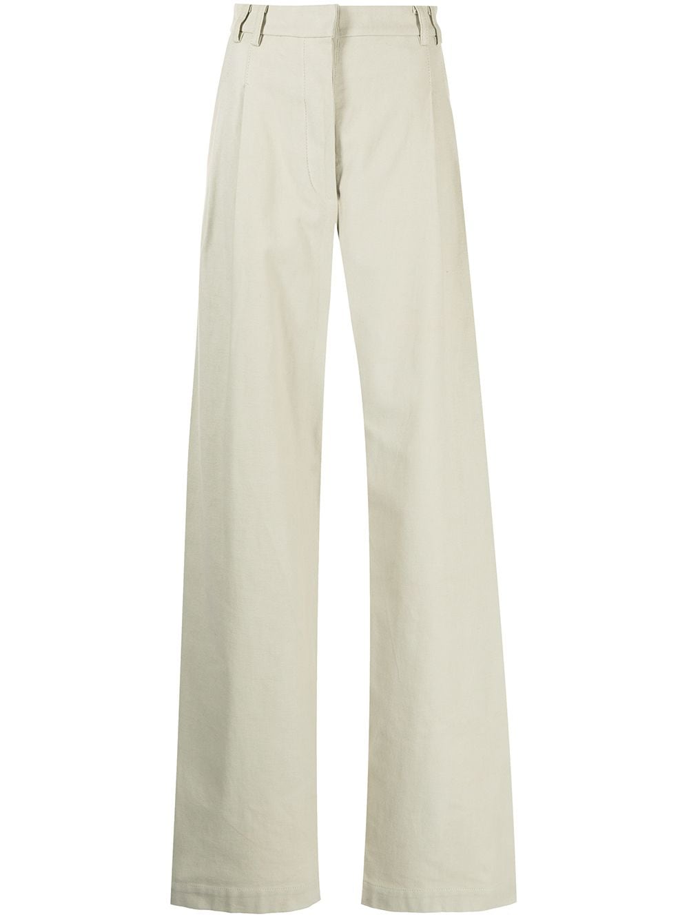 фото Proenza schouler white label широкие брюки с завышенной талией