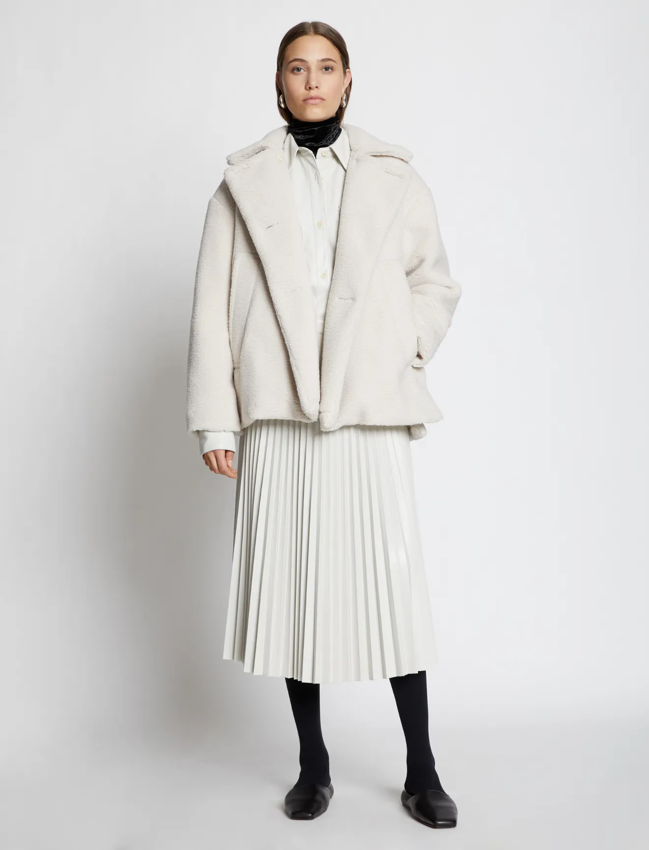 proenza schouler teddy bear coat