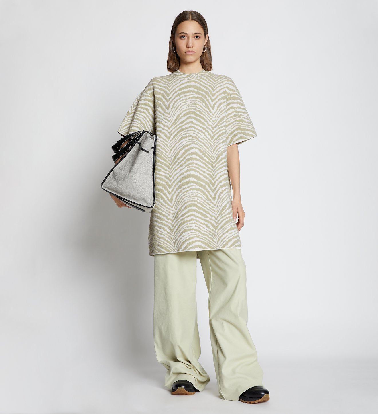 Animal Jacquard Knit Dress