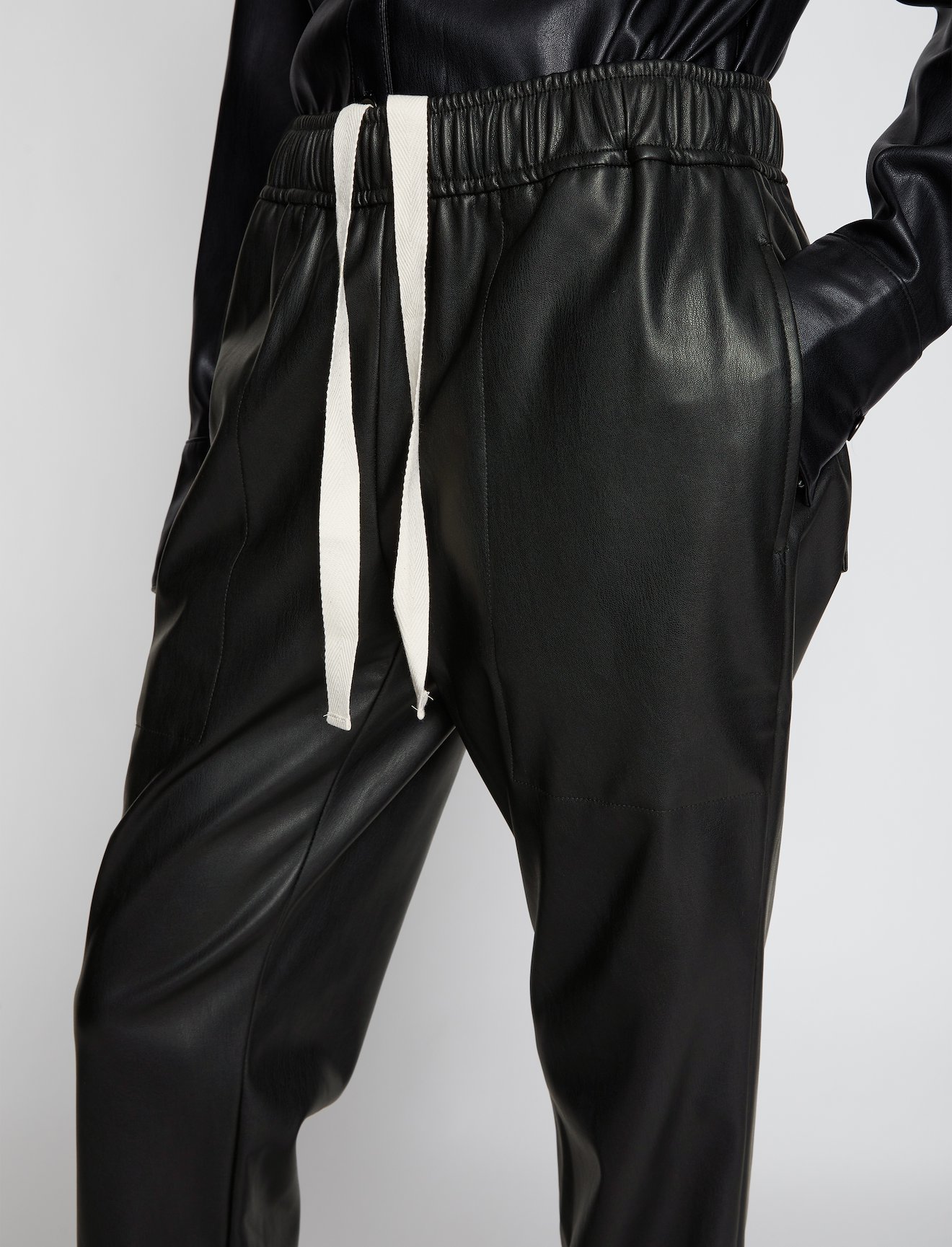 Faux Leather Pants in black | Proenza Schouler