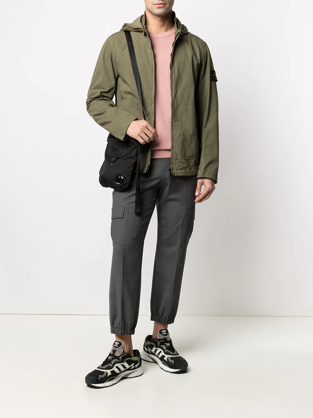 фото Stone island толстовка с нашивкой-логотипом