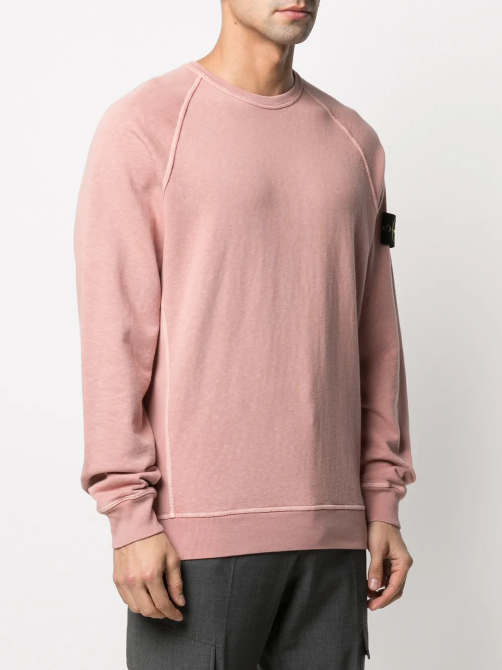 фото Stone island толстовка с нашивкой-логотипом