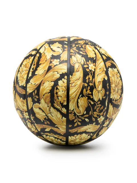 Versace Kids Barocco-print football