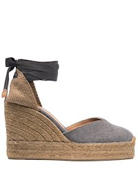 Castañer Chiara wedge espadrilles grey | MODES