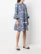 La Doublej geometric flared dress