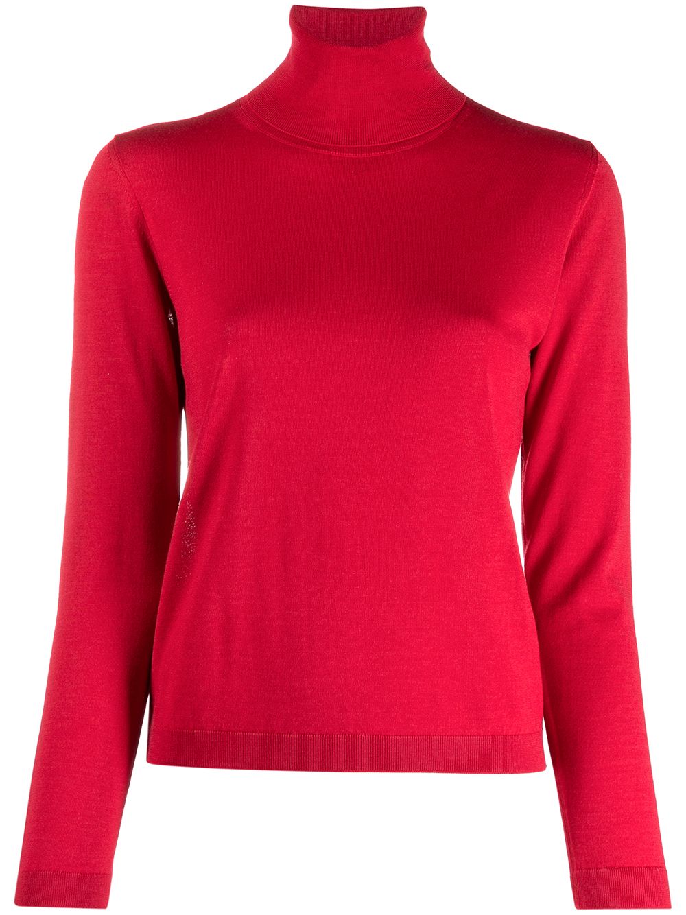 фото Red valentino tulle panel roll-neck jumper