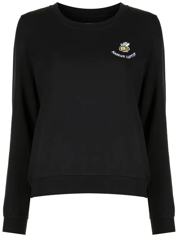 bee embroidered sweatshirt