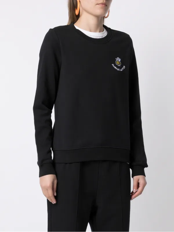 bee embroidered sweatshirt