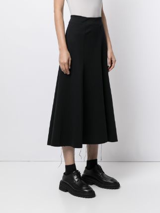 Mermaid draped midi skirt展示图