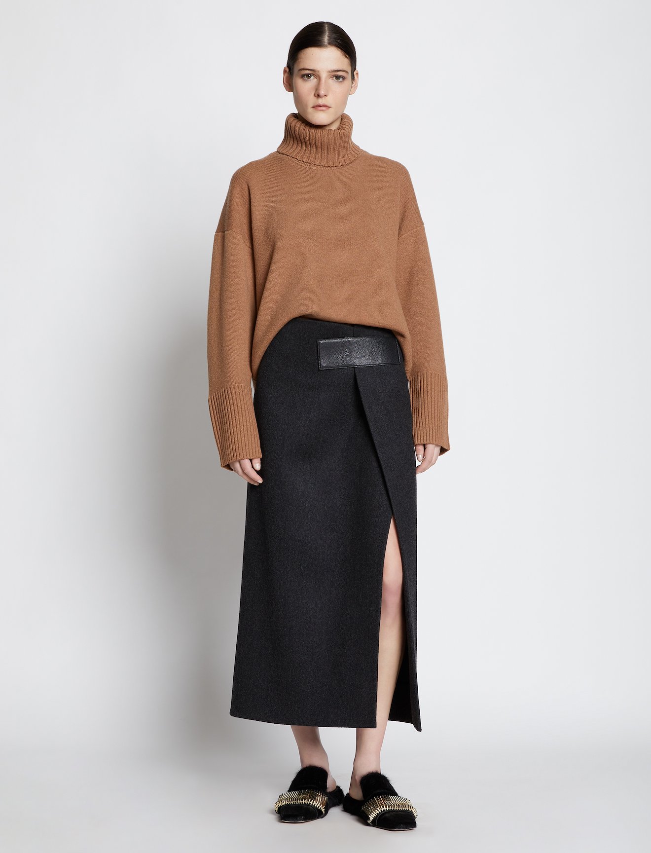 Doubleface Eco Cashmere Oversized Turtleneck Sweater #1